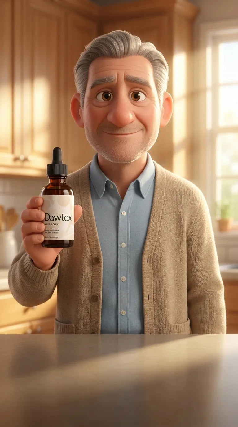 Raymond avec le flacon Dawtox